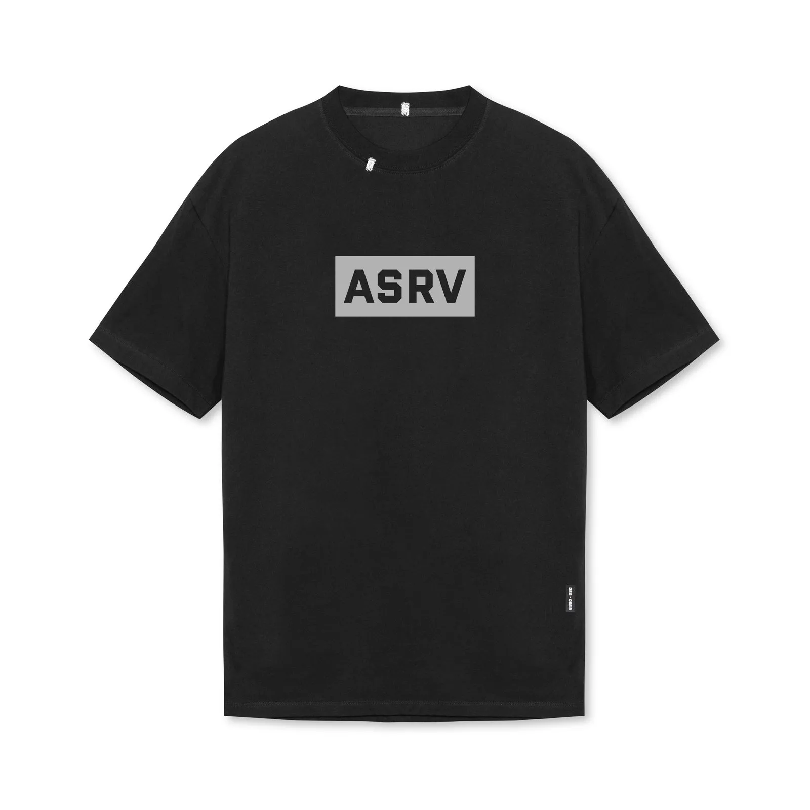 0669. Technical Essentials Relaxed Tee - Black "Box Logo"