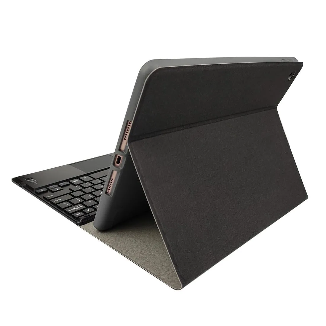 10.2 Ipad Keyboard Case With Touchpad Pen Slot & Bracket - Detachable Magnetic Silk Pattern Tpu