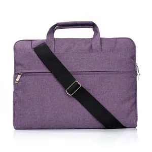 11.6 Inch Laptop Bag | Portable One Shoulder Zipper | For MacBook | Samsung | Sony | Dell | Alienware | Chuwi | Asus | HP | Purple