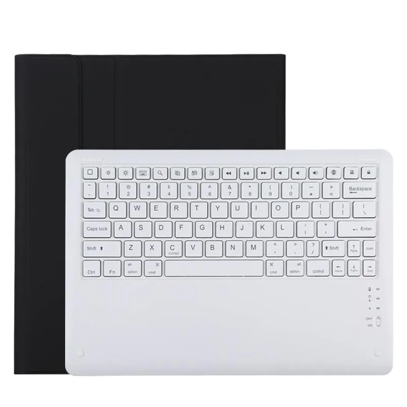 12.9 Ipad Pro 2020 Bluetooth Leather Case With Detachable Holder