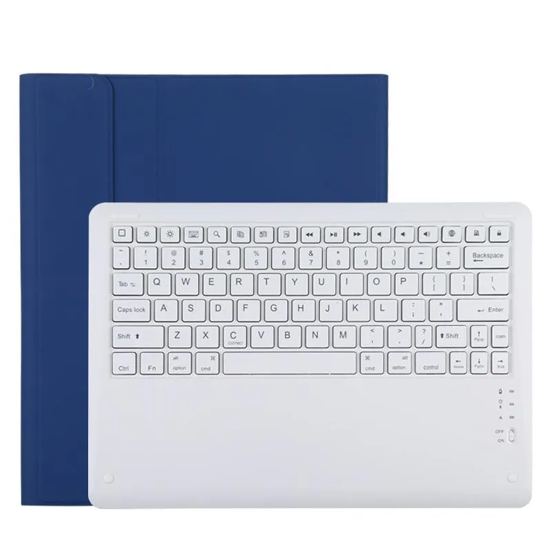 12.9 Ipad Pro 2020 Bluetooth Leather Case With Detachable Holder