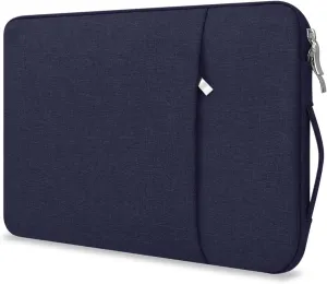 13-Inch Laptop Sleeve Case with Handle for 2025-2022 MacBook Air 13.6" with M4 M3 M2 Chip (A3240 & A3113 & A2681) & for MacBook Pro 13.3"(M2) Travelling Carrying Canvas Bag Accessories (Deep Blue)