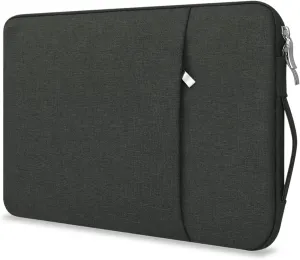 13-Inch Laptop Sleeve Case with Handle for 2025-2022 MacBook Air 13.6" with M4 M3 M2 Chip (A3240 & A3113 & A2681) & for MacBook Pro 13.3"(M2) Travelling Carrying Canvas Bag Protective Accessory(Black)