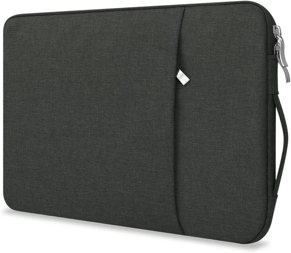 13-Inch Laptop Sleeve Case with Handle for 2025-2022 MacBook Air 13.6" with M4 M3 M2 Chip (A3240 & A3113 & A2681) & for MacBook Pro 13.3"(M2) Travelling Carrying Canvas Bag Protective Accessory(Black)