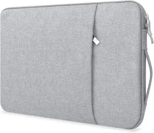 13-Inch Laptop Sleeve Case with Handle for 2025-2022 MacBook Air 13.6" with M4 M3 M2 Chip (A3240 & A3113 & A2681) & for MacBook Pro 13.3"(M2) Travelling Carrying Canvas Bag Protective Accessory(Gray)