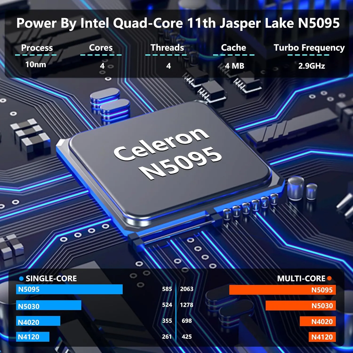 14 Inch Laptop Computer,16GB RAM 512GB SSD,N5095 4C/4T Processor(up to 2.9Ghz),UHD Graphics,14 FHD 1920 * 1080 Display,WiFi 5,BT4.2