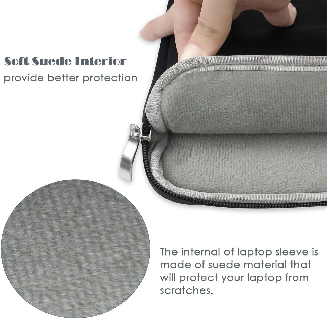 14 Inch Laptop Sleeve Case for 2024 MacBook Pro 14.2 Inch with M4/M4 Pro/M4 Max Chip Portable Canvas Laptop Bag