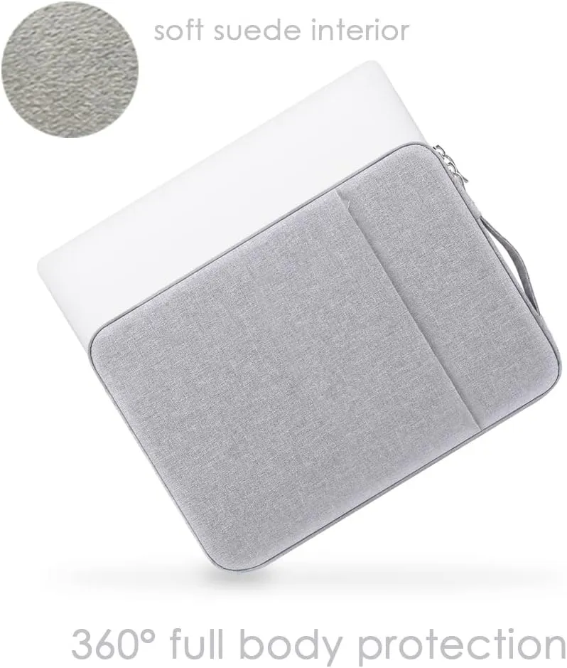 14 Inch Laptop Sleeve Case for 2024 MacBook Pro 14.2 Inch with M4/M4 Pro/M4 Max Chip Portable Canvas Laptop Bag