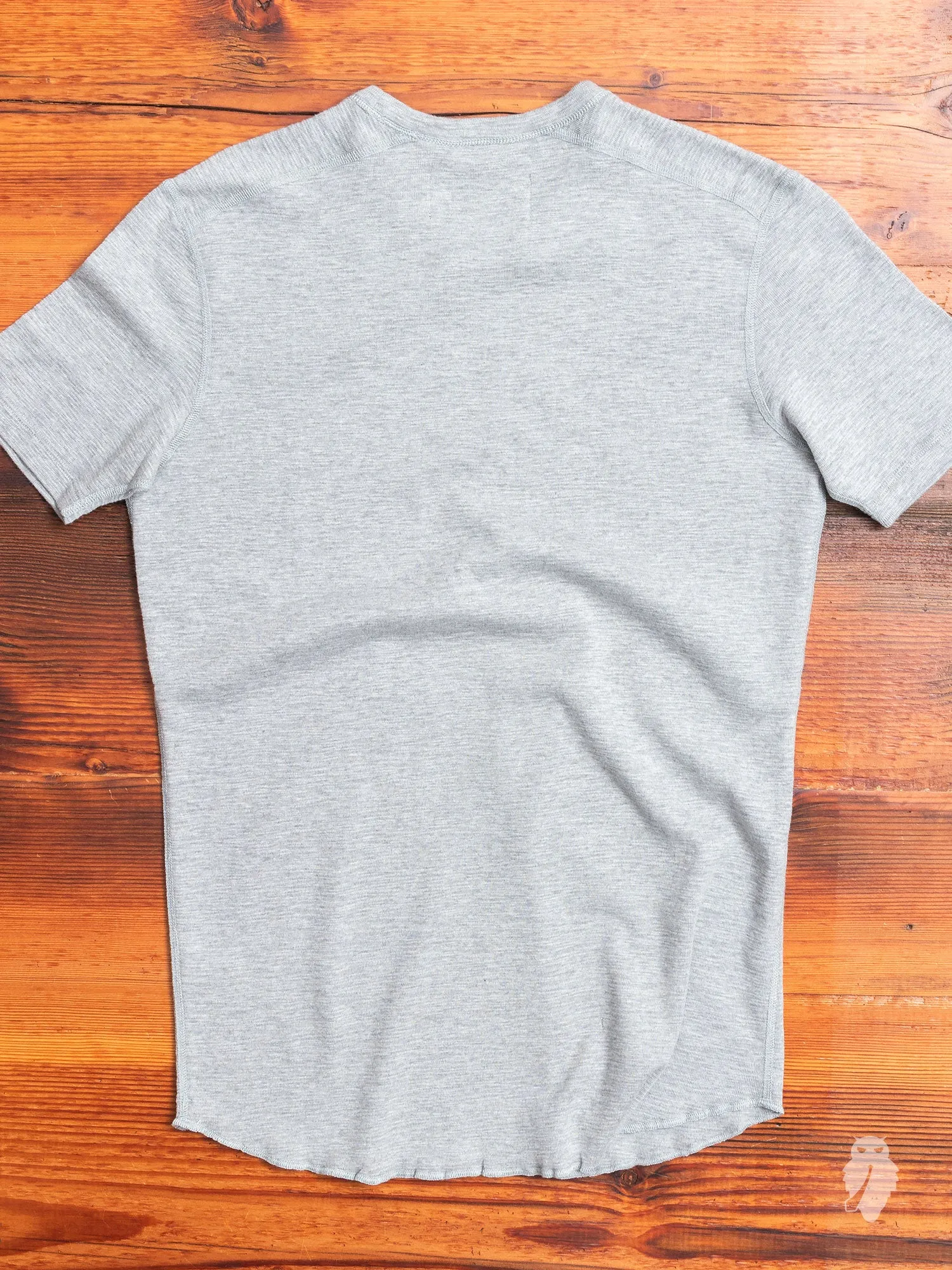1x1 Slub T-Shirt in Heather Grey