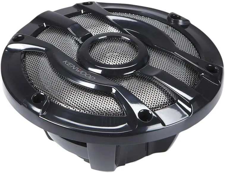 2 Kenwood 8 Inch 300 Watt Powersports/Marine Boat Black Speakers | KFC-2053MRB