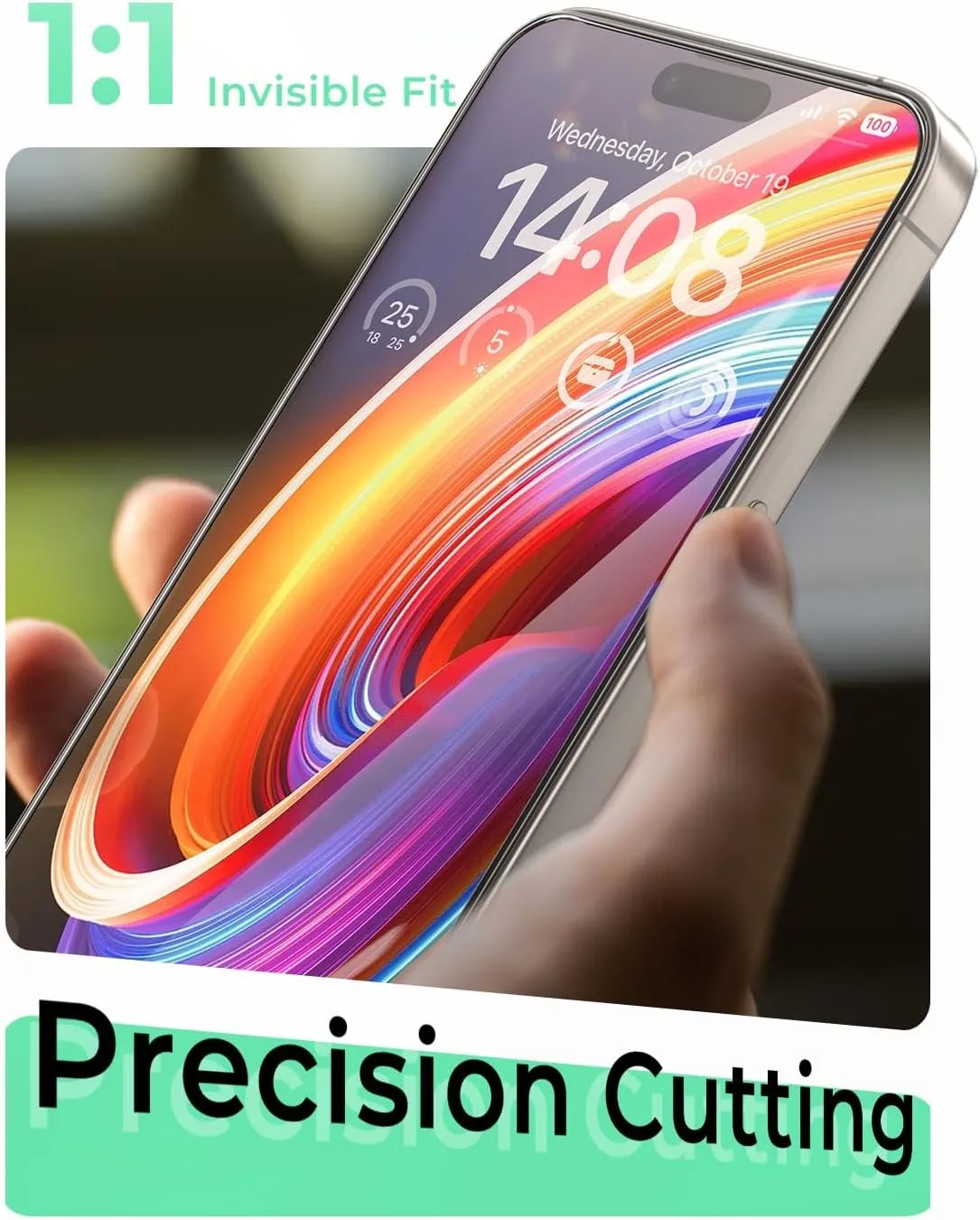 2 PACK for iPhone 16 Pro Max Screen Protector 6.9 Inch, 10s Auto Dust-Elimination Installation, 9H Tempered Glass, HD Clear, Scratch Resistant, Full Edge Coverage