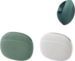 2 Pack Wired Earbuds Organizer Silicone Earphone Case with Magnetic Snap Closure in-Ear Headphones Carrying Case Storage Bag for Apple EarPods Headphone Wireless Earbud in-Ear Earphones