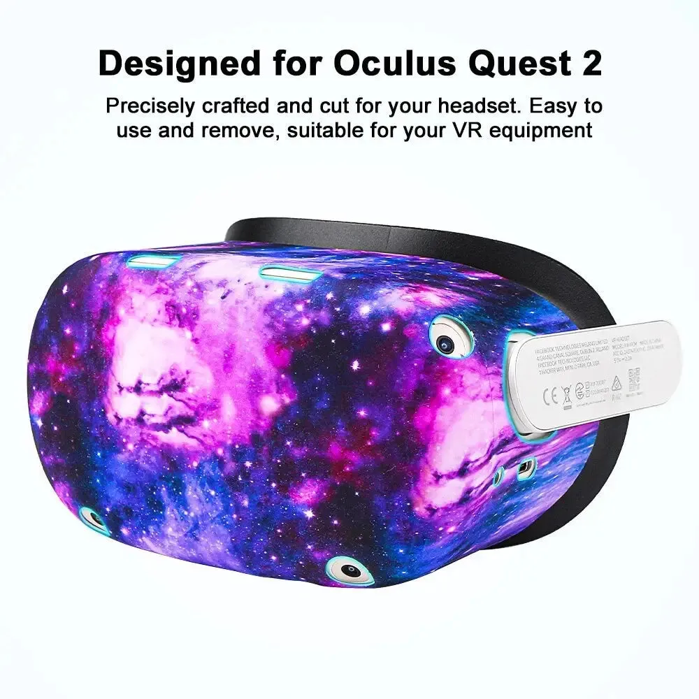 2 Silicone Anti-scratches Protective Cover Vr Headset Shell Case for Oculus Quest 2