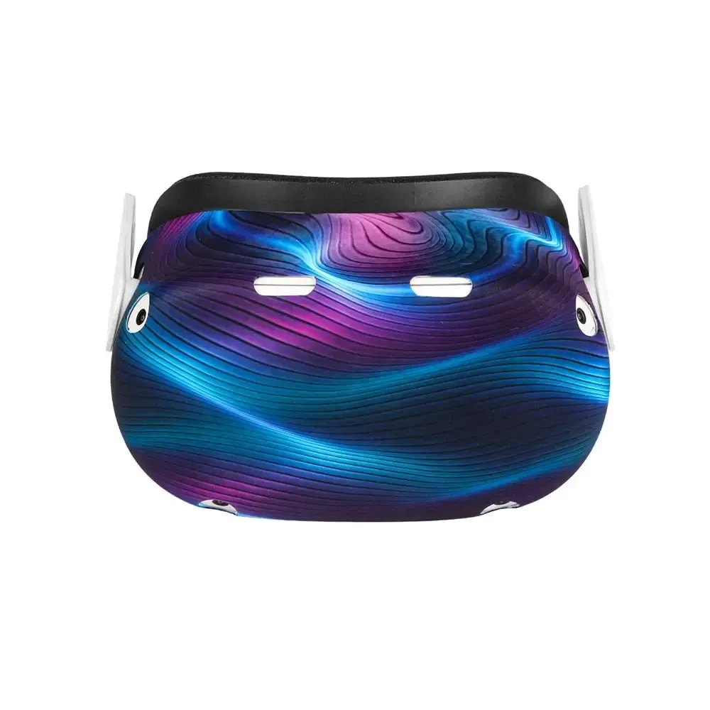 2 Silicone Anti-scratches Protective Cover Vr Headset Shell Case for Oculus Quest 2