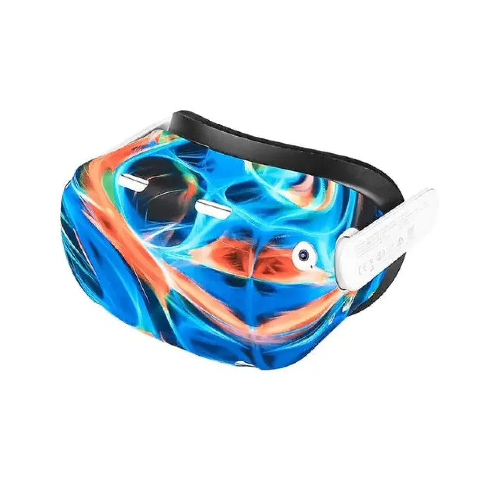 2 Silicone Anti-scratches Protective Cover Vr Headset Shell Case for Oculus Quest 2