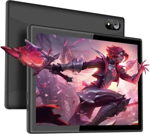 2025 Android 13 Tablet 10.1" - 8GB RAM 64GB Storage | Octa-Core Processor | 512GB Expandable | 7000mAh Battery | HD IPS Touchscreen | Dual Camera WiFi