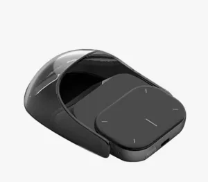 2025 New Wireless Mouse & Presentation Clicker, Magnetic Detachable Touchpad Air Mouse, Wireless Presenter Remote for PowerPoint Slide, Ultra-Lightweight, Perfect for PC/Mac/Windows (Basic, Black)