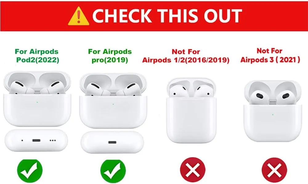 (3Pack Cleaner Pen) Suublg Case for AirPods Pro 2nd/1st Generation Earbuds with Cleaning Pen Kits, Silicone Cute Cartoon Case Protective Shockproof Cover for AirPods Pro 1/2 (Avocado STB BJR)