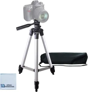 50" Inch Camera Tripod   Water Resistant Carrying Case   Frenzy Deals Microfiber Cloth