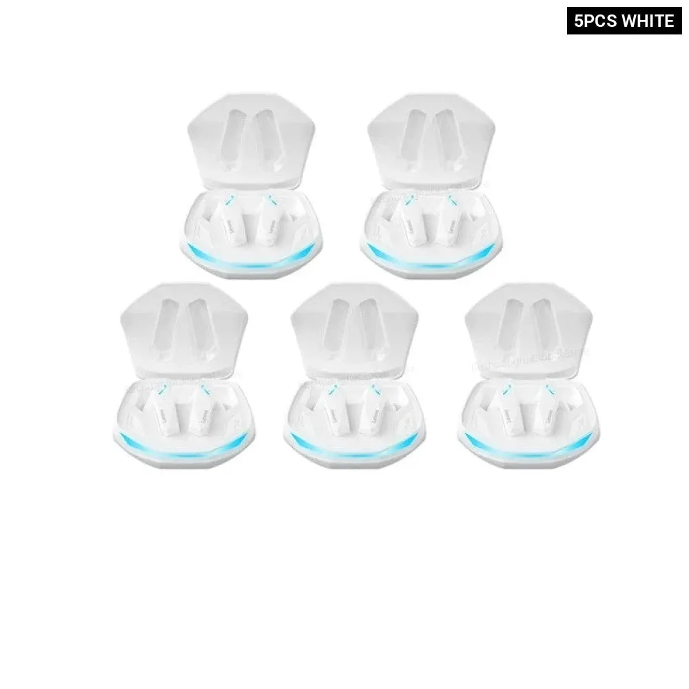 5pcs Wireless Bluetooth 5.3 Gm2 Pro Dual Mode Low Latency Hd Call Gaming Earphones with Earbuds
