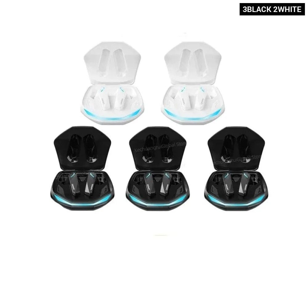 5pcs Wireless Bluetooth 5.3 Gm2 Pro Dual Mode Low Latency Hd Call Gaming Earphones with Earbuds