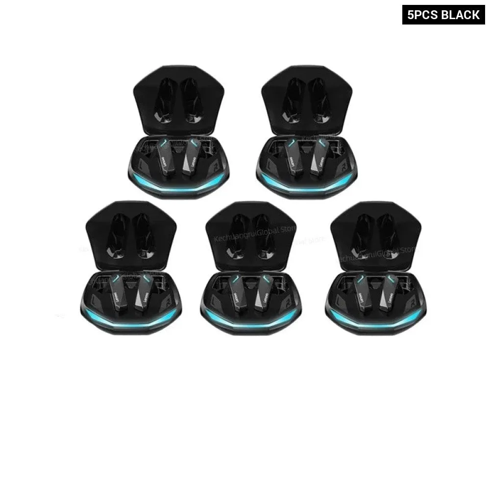 5pcs Wireless Bluetooth 5.3 Gm2 Pro Dual Mode Low Latency Hd Call Gaming Earphones with Earbuds