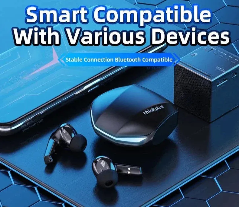 5pcs Wireless Bluetooth 5.3 Gm2 Pro Dual Mode Low Latency Hd Call Gaming Earphones with Earbuds