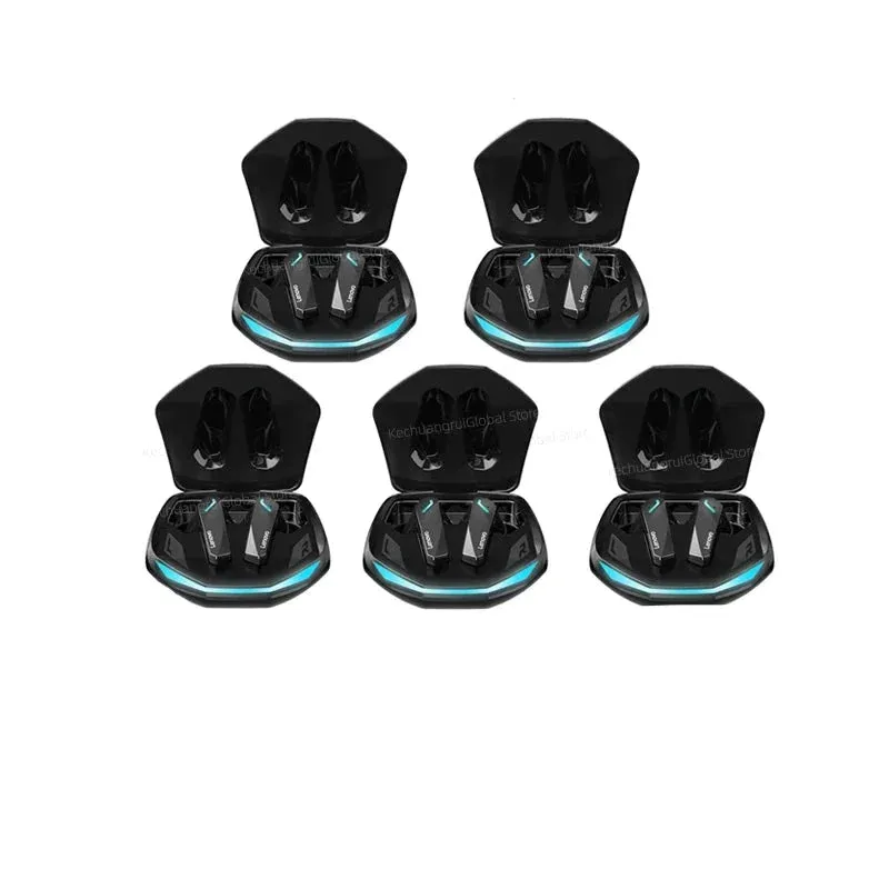 5pcs Wireless Bluetooth 5.3 Gm2 Pro Dual Mode Low Latency Hd Call Gaming Earphones with Earbuds