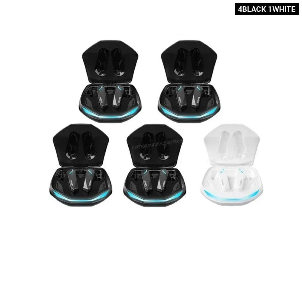 5pcs Wireless Bluetooth 5.3 Gm2 Pro Dual Mode Low Latency Hd Call Gaming Earphones with Earbuds