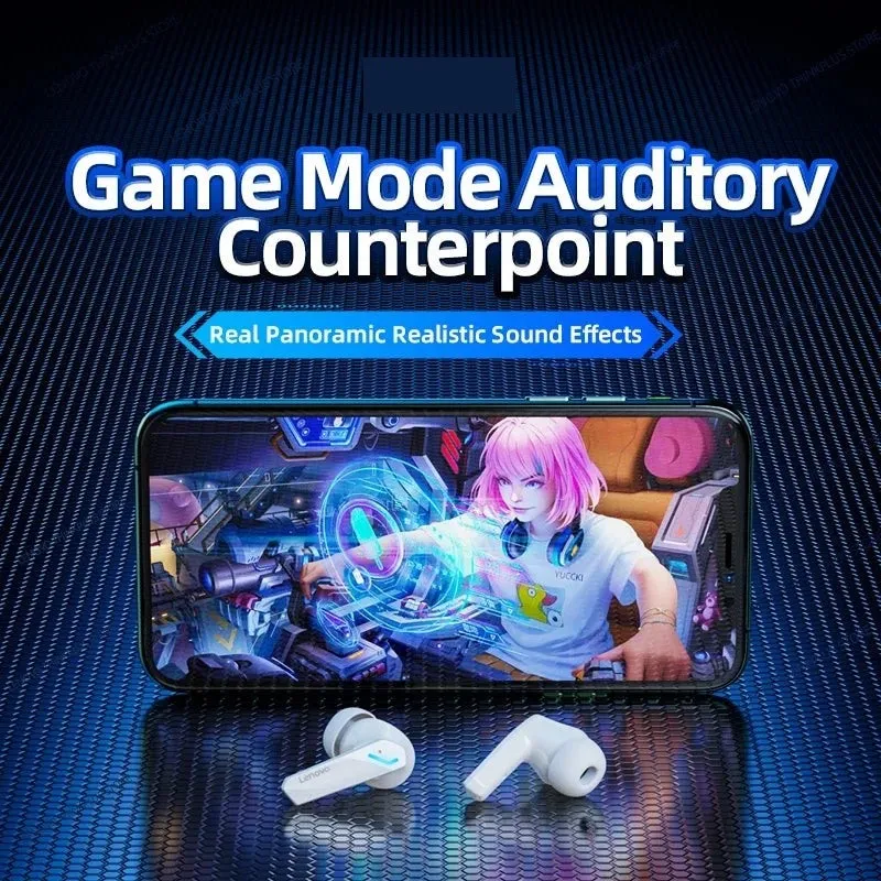 5pcs Wireless Bluetooth 5.3 Gm2 Pro Dual Mode Low Latency Hd Call Gaming Earphones with Earbuds