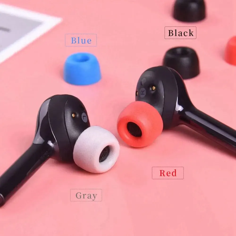 6pcs Noise Reducing Memory Form Ear Tips for Xiaomi Redmi Buds 3 Pro Tws