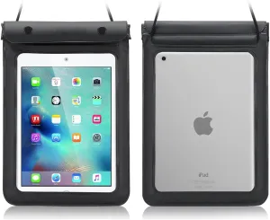 7-8 inch Universal Tablet Waterproof Case Pouch Cover Dry Bag for Samsung Galaxy Tab A7 Lite 8.7"/ Tab A 8.4"/ Tab A 8.0" / RCA Voyager 7" / Pritom 8 7 / BlackBerry Playbook 7 / Fusion5 7" / Onn 8 7