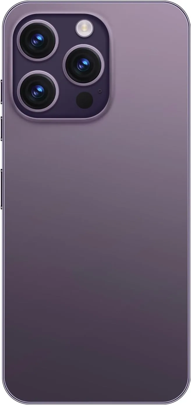 A14ProMax Unlocked Cell Phones 5G Smartphone Android 13 Unlocked Phones Snapdragon 8Gen2 6.8" HD Screen 13MP 50MP 6800mAh Support Dual SIM Fingerprint Lock GPS Face ID (8GB 256GB, Purple)