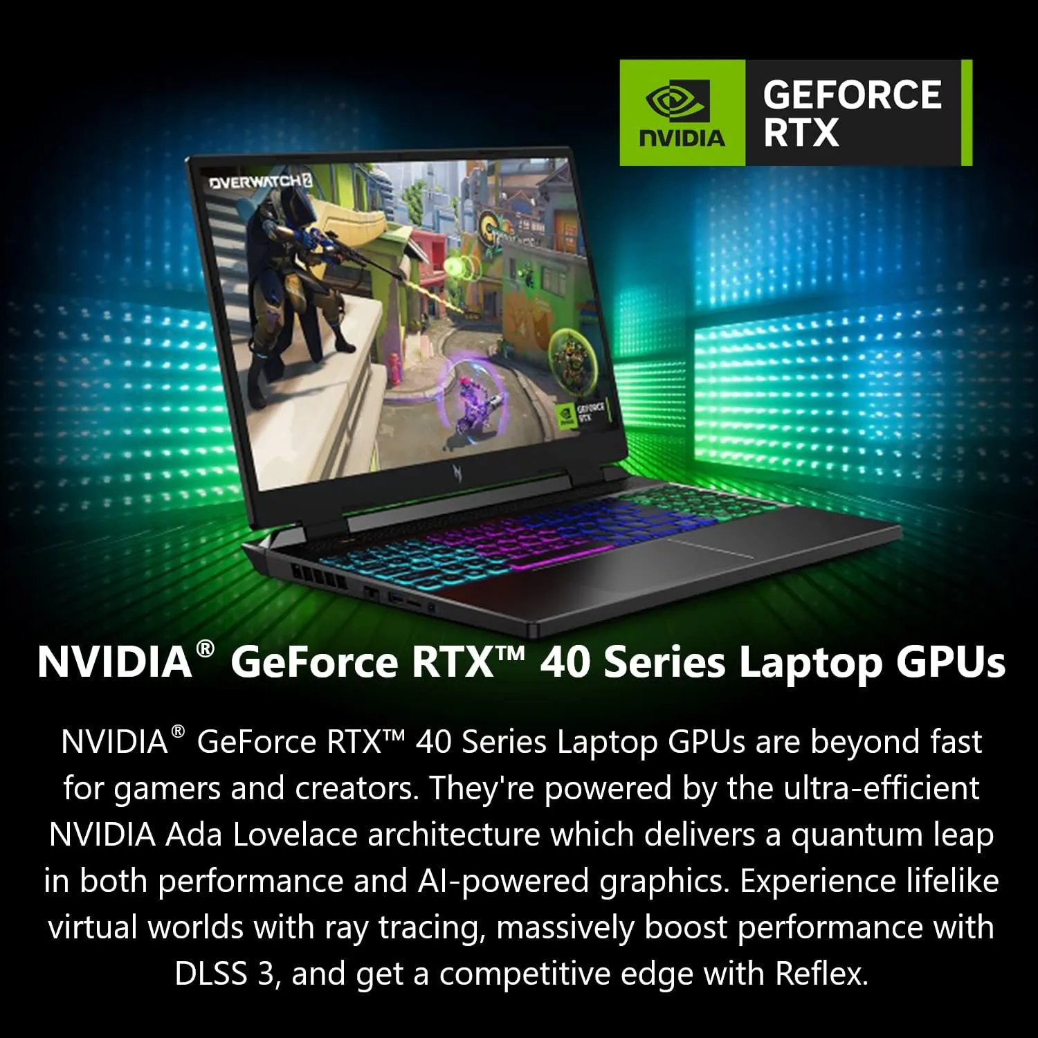 Acer Nitro 16 Gaming Laptop | AMD Ryzen 7 7840HS OctaCore CPU | NVIDIA GeForce RTX 4060 Laptop GPU | 16" WUXGA 165Hz IPS Display | 16GB DDR5 | 1TB Gen 4 SSD | WiFi 6E | RGB Backlit KB | AN16-41-R4CY