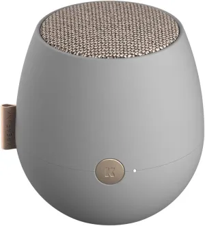 aJAZZ Portable Bluetooth Speaker, Water Resistant (IPX5) and Durable, Up to 30 Hours of Wireless Play, Voice Assistant, Stereo Sound, Quick Charge, for Indoors and Outdoors (Grey)