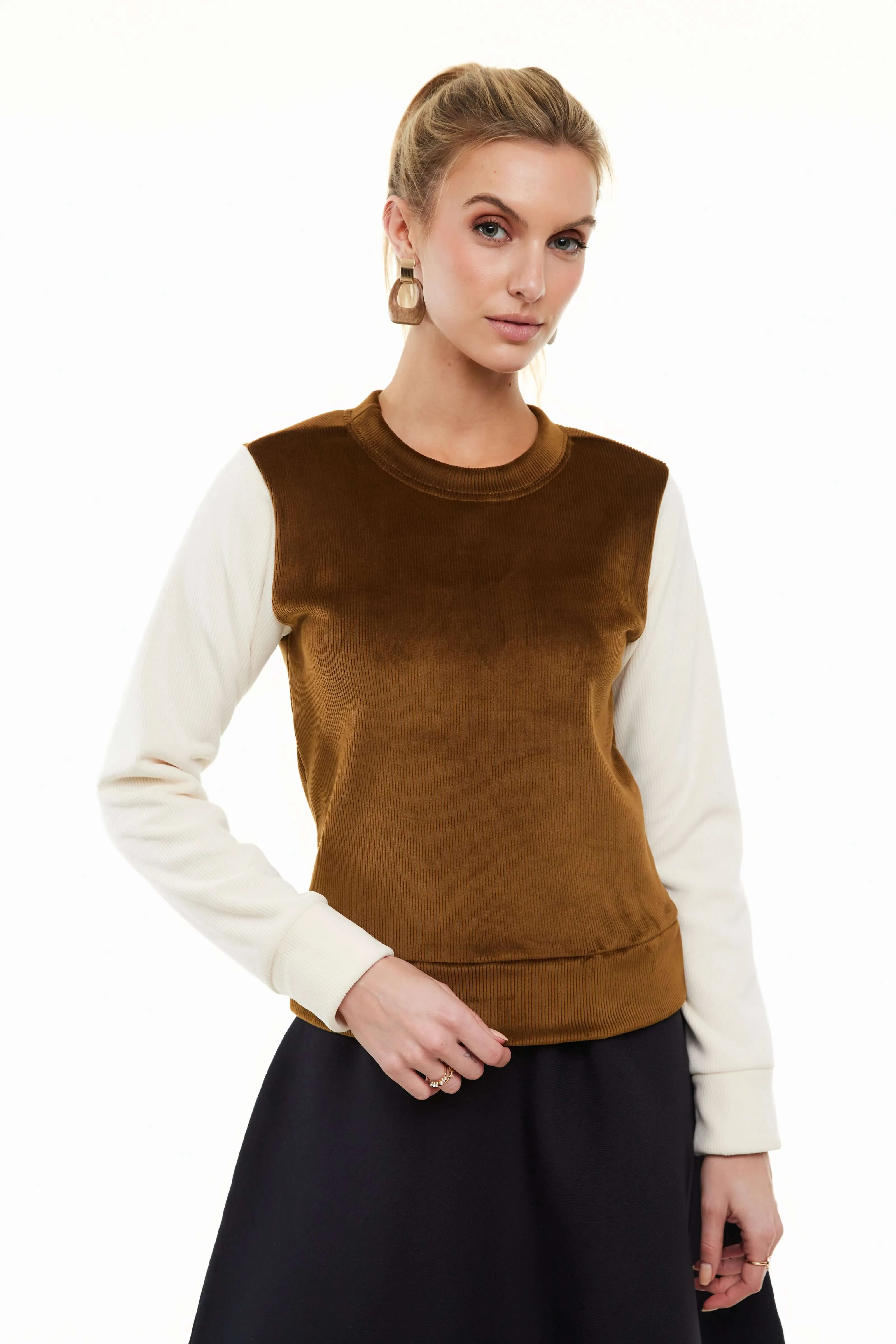 AUTUMN COLORBLOCK SWEATER