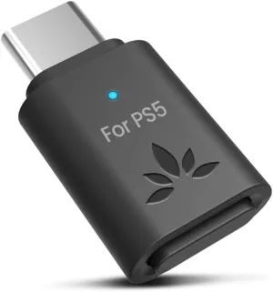 Avantree C81-Gaming (2025 New) - USB C Bluetooth 5.3 Adapter for PS5 & Gaming Consoles with Low Latency & aptX-Adaptive, Wireless Audio Dongle Transmitter for Headphones & Earbuds