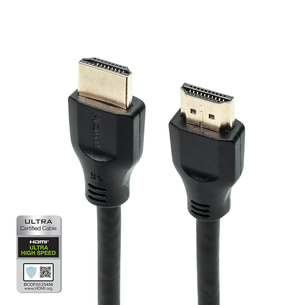 AVerMedia 8K HDMI 2.1 Cable certified, 48Gbps, 4.92ft/1.5M, compatible with Capture Card GC575, GC571, GC553, GC553G2, GC570D, ER330, GC515