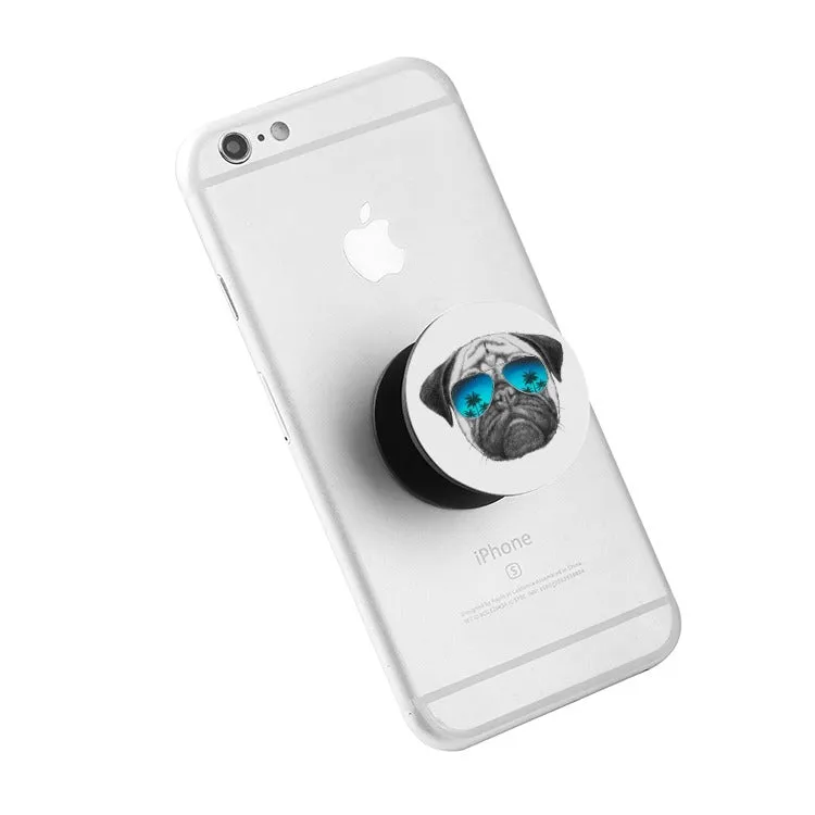 Awesome Pug Collapsible Grip & Stand for Phones and Tablets