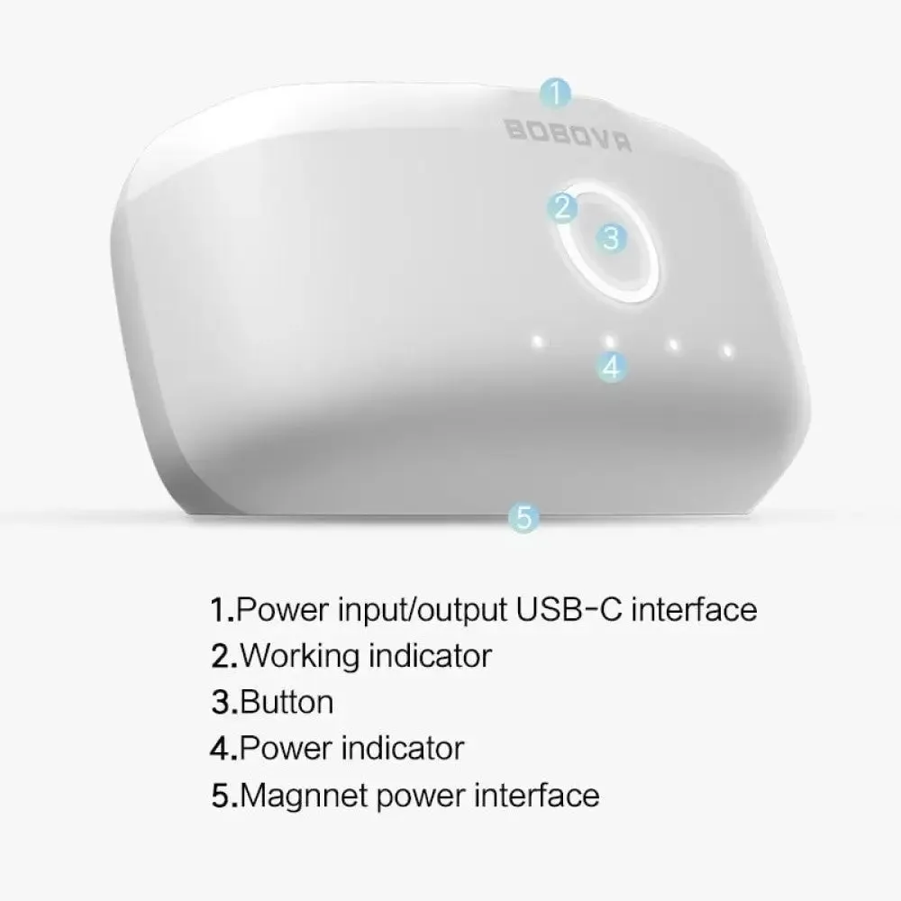 B2 5200mah Magnetic Battery Connections Pack for M2 Pro Quest 2 Increase About 3 Hrs Time