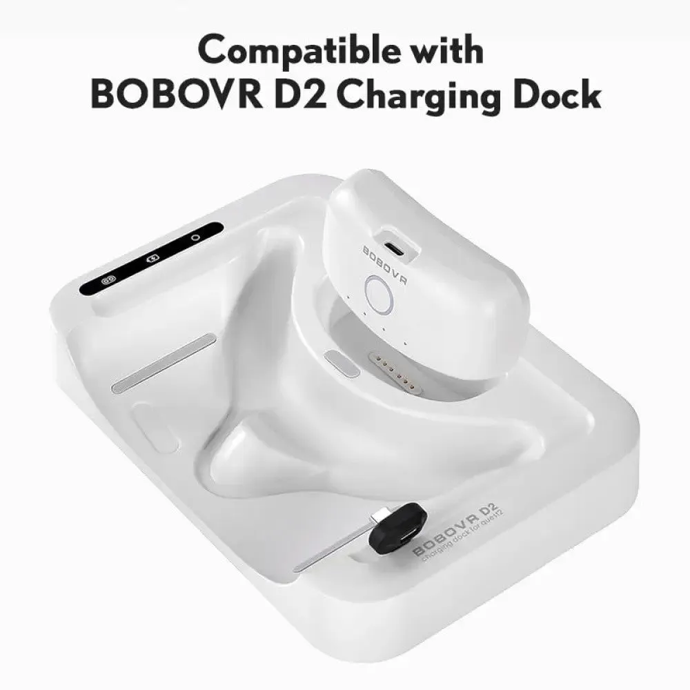 B2 5200mah Magnetic Battery Connections Pack for M2 Pro Quest 2 Increase About 3 Hrs Time
