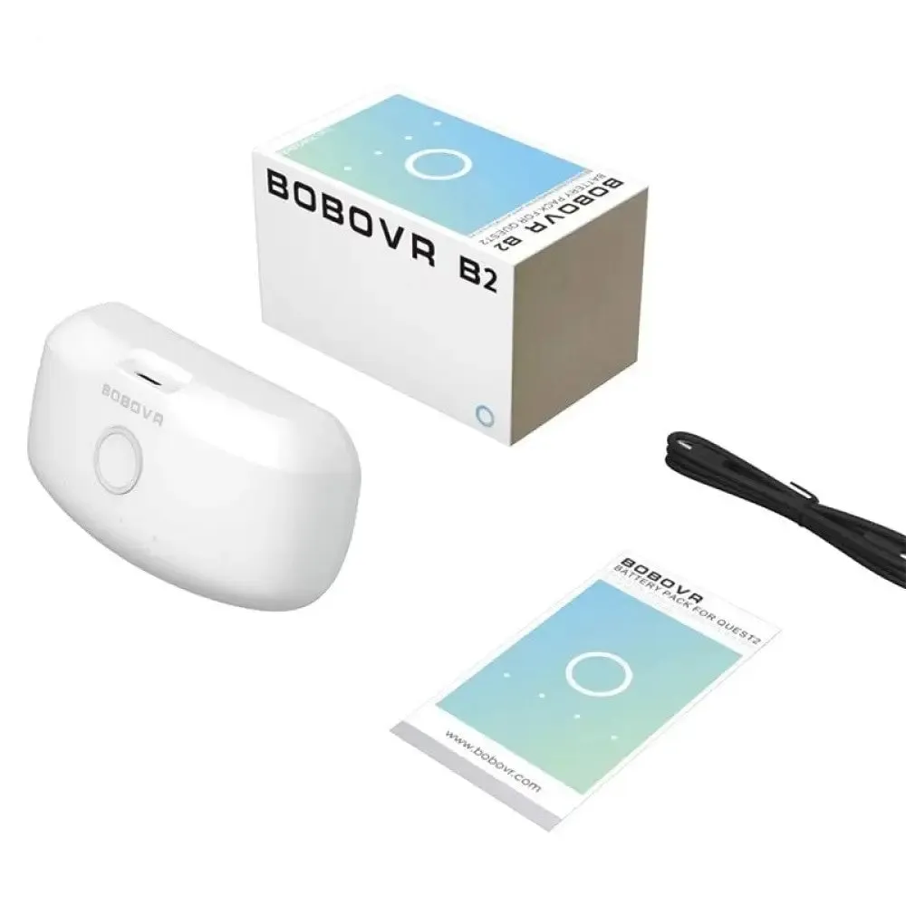 B2 5200mah Magnetic Battery Connections Pack for M2 Pro Quest 2 Increase About 3 Hrs Time