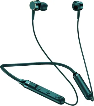 Bluetooth Headphones, 5.1 Cordless Sports Earbuds, Stereo in Ear Earphones, Noise Cancelling Headsets for Gym Running Workout (Green)