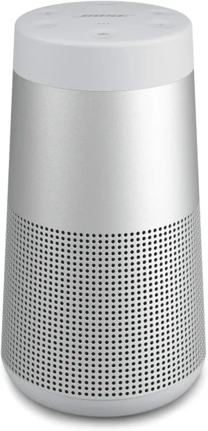 Bose SoundLink Revolve (Series II) Portable Bluetooth Speaker  Wireless Water-Resistant Speaker with 360 Sound, Silver