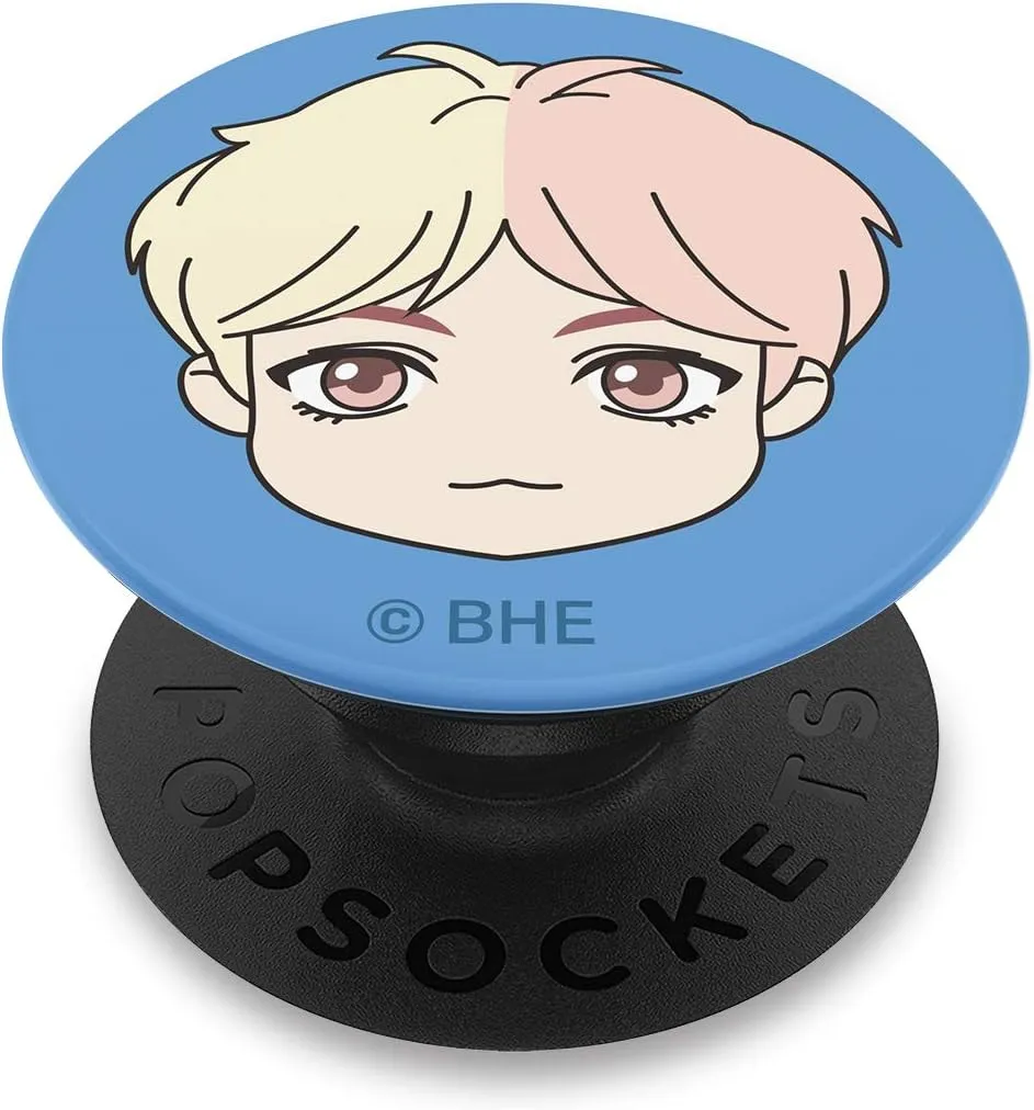 BTS PopSockets PopGrip : Swappable Grip for Phones & Tablets Official License Goods SDver V