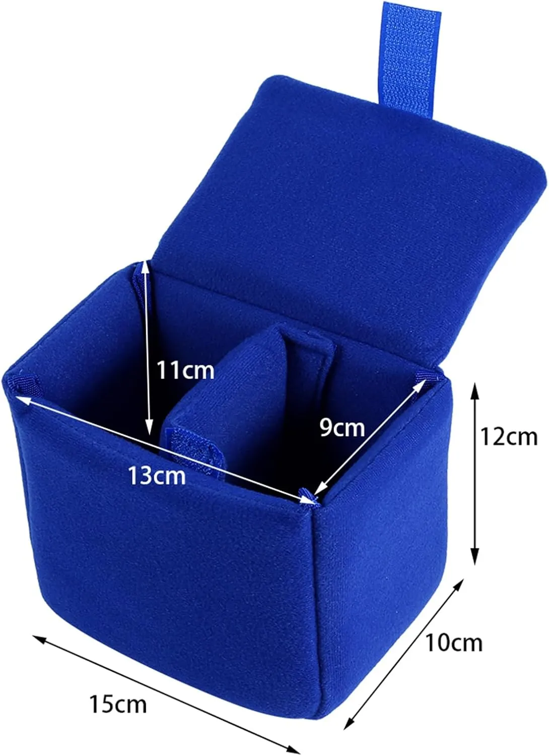Camera Insert, DLSR Camera Bag Insert Pad Travel Padded Camera Shockproof Insert Camera Case Bag Accessory for Photographing (Blue)
