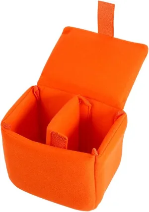 Camera Insert, DLSR Camera Bag Insert Pad Travel Padded Camera Shockproof Insert Camera Case Bag Accessory for Photographing (Orange)