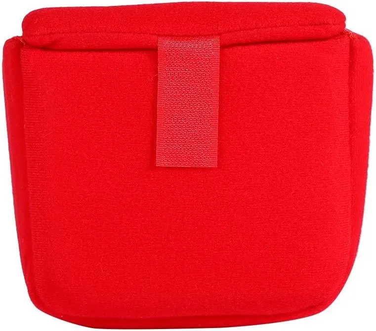 Camera Insert, DLSR Camera Bag Insert Pad Travel Padded Camera Shockproof Insert Camera Case Bag Accessory for Photographing (Red)
