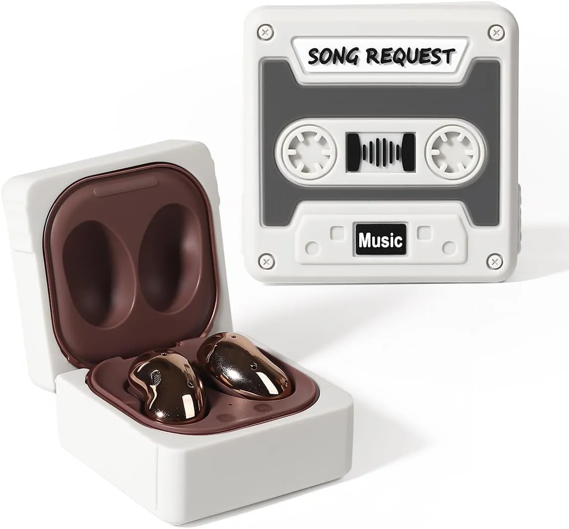 Case for Samsung Galaxy Buds FE (2023) /Galaxy Buds2 Pro (2022) /Galaxy Buds 2 (2021) /Galaxy Buds Live (2020) /Galaxy Buds Pro (2021) Earbuds, Cute Cartoon Skin Design, Full Protection Cover