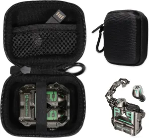CaseSack Case for GravaStar Sirius Pro Earbuds 5.2 Headphones TWS RGB Earphones (Black)